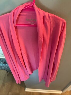 Lilly Pulitzer Vibrant Hot Pink Cardigan